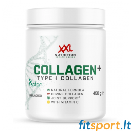 XXL Nutrition Collagen+ 450 g. (1. tipa kolagēns) 